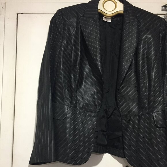 GEORGES RECH WOOL PINSTRIPE BLAZERS SIZE 40 - Picture 3 of 10